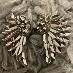 Deepa gurnani wing earrings